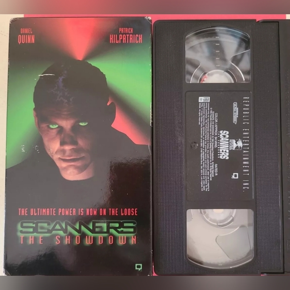 Scanners The Showdown Scanners Sequel vhs